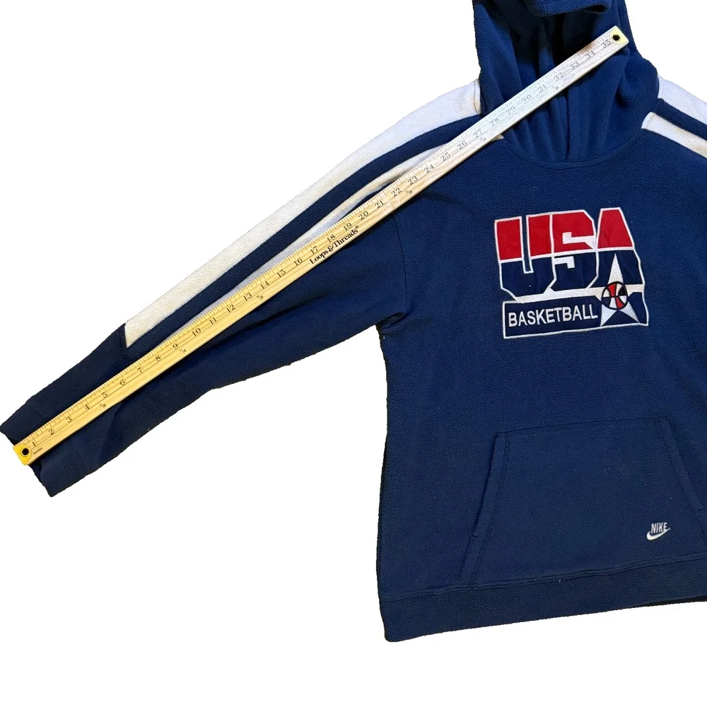 Nike‎ Team USA Olympic Basketball Hoodie Youth L older Nike Team USA Fleece Blue